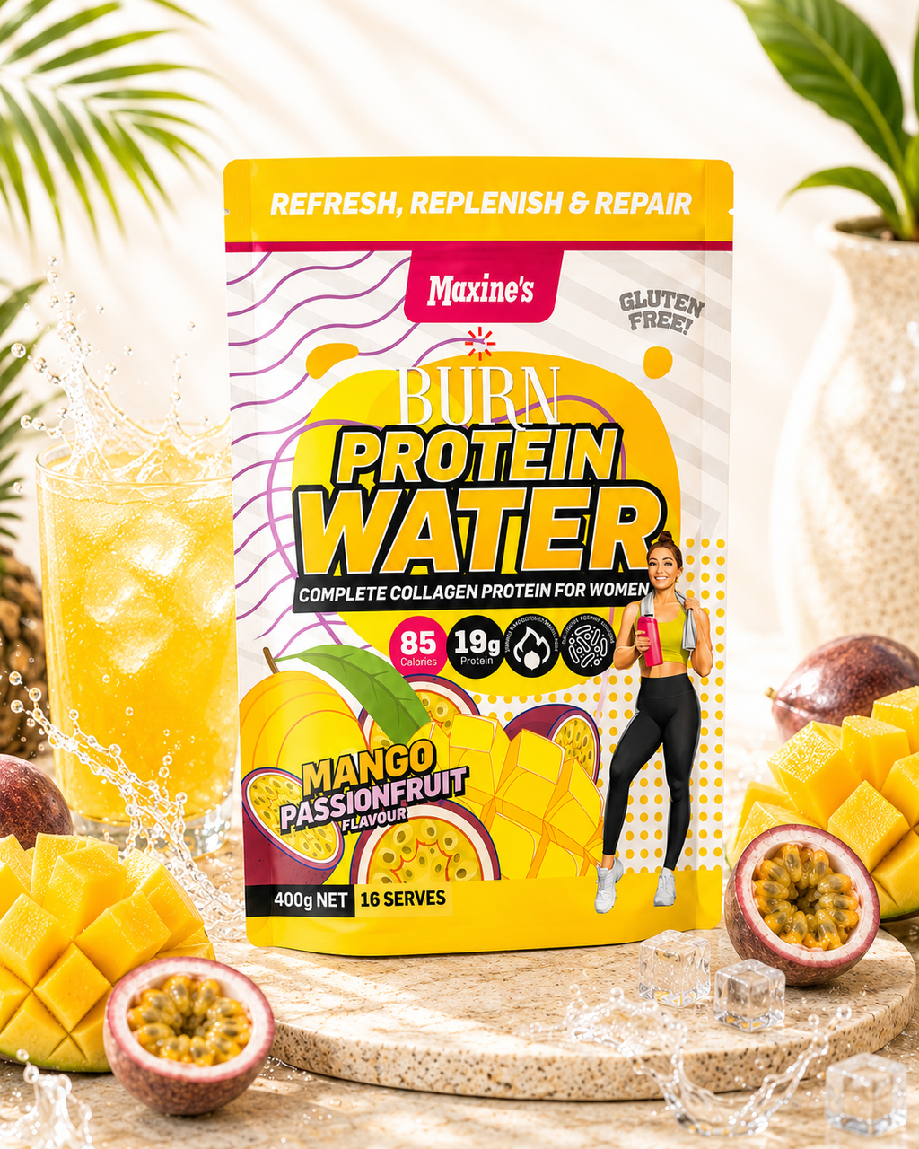 Burn Collagen Protein Water