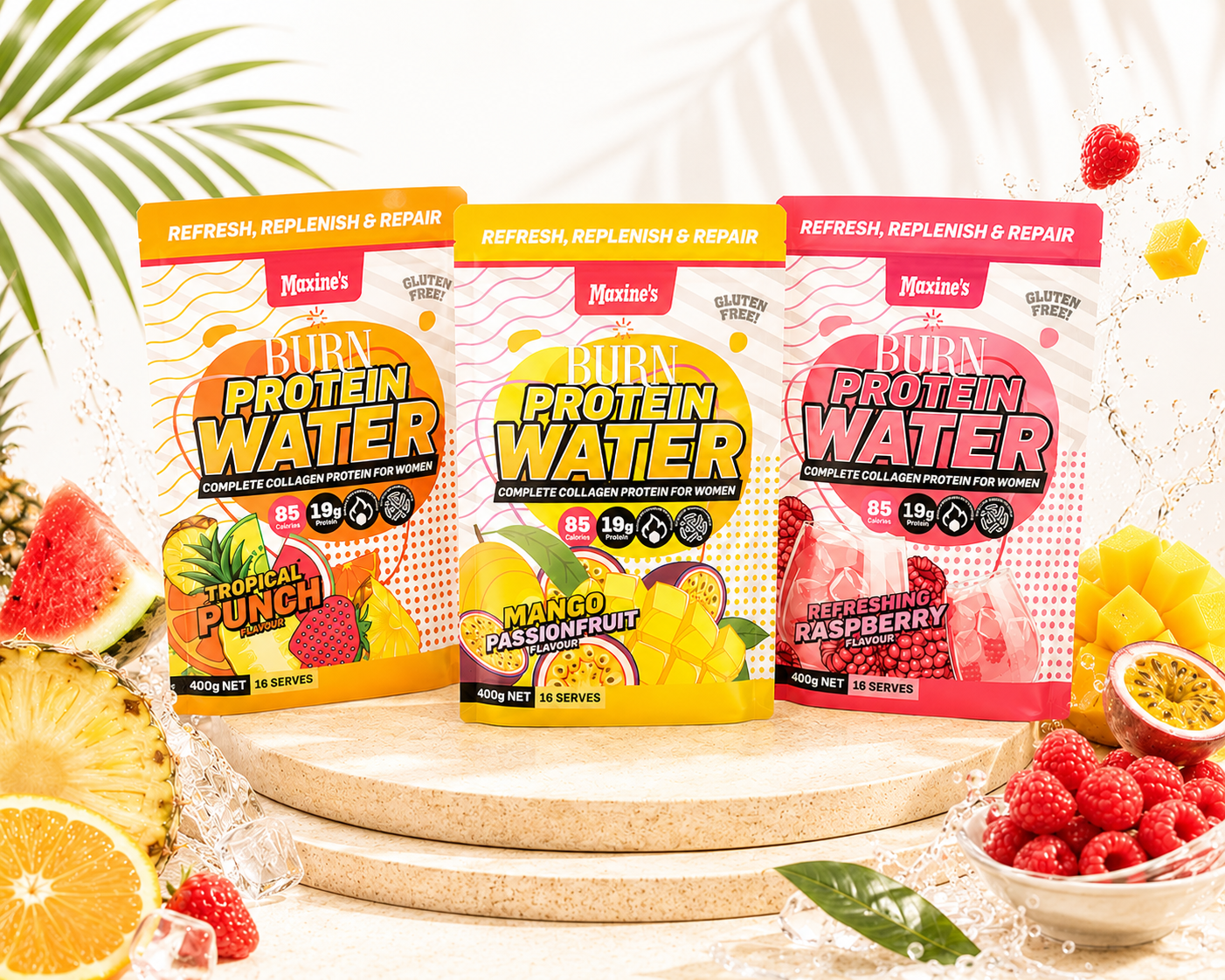 Burn Collagen Protein Water