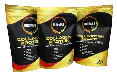 3 Pouch Bundle : Collagen Protein + Whey Protein Isolate