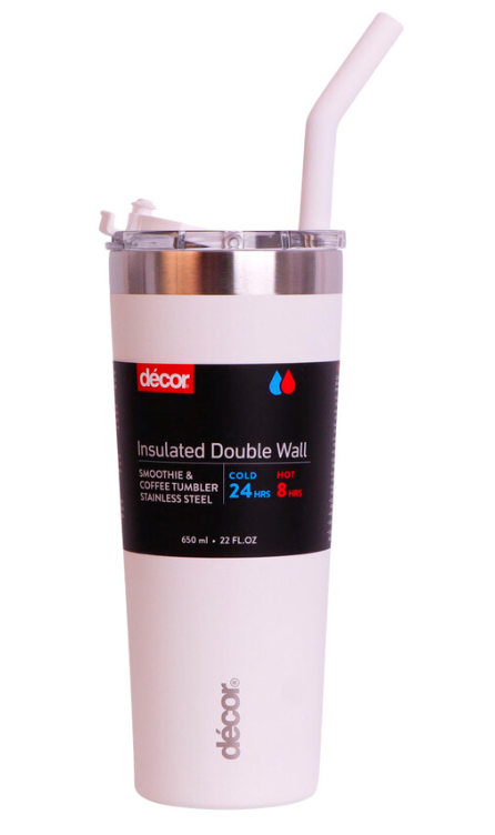 Double Wall Smoothie and Coffee Tumbler