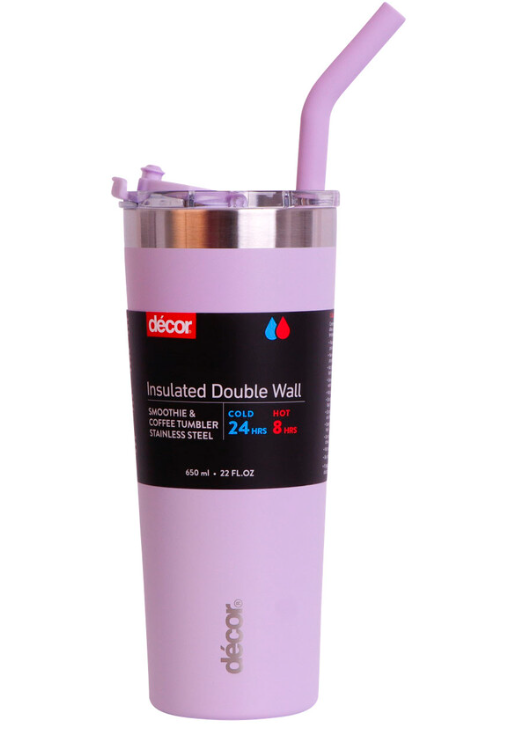 Double Wall Smoothie and Coffee Tumbler