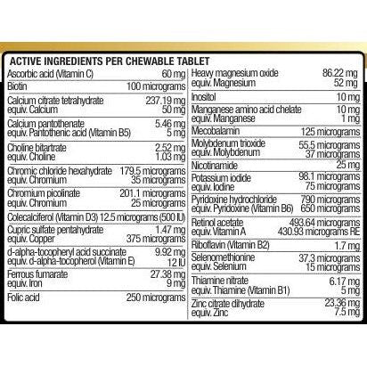 NutriGR8 Energy-Chews Multivitamin - W