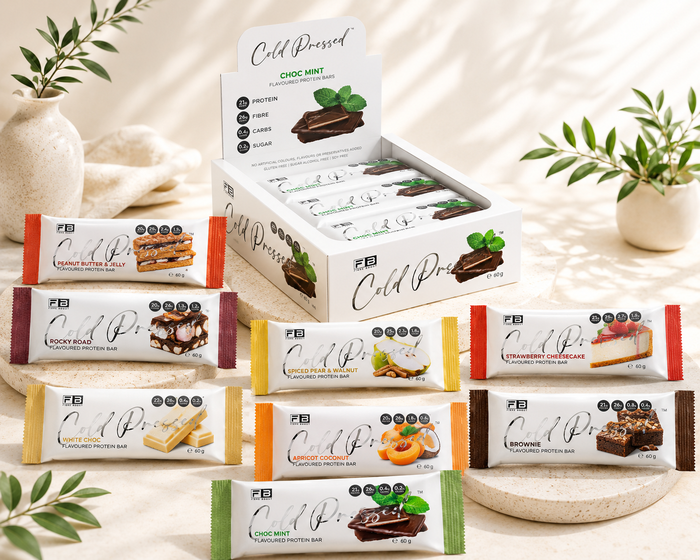 Cold Pressed Fibre Boost Bars