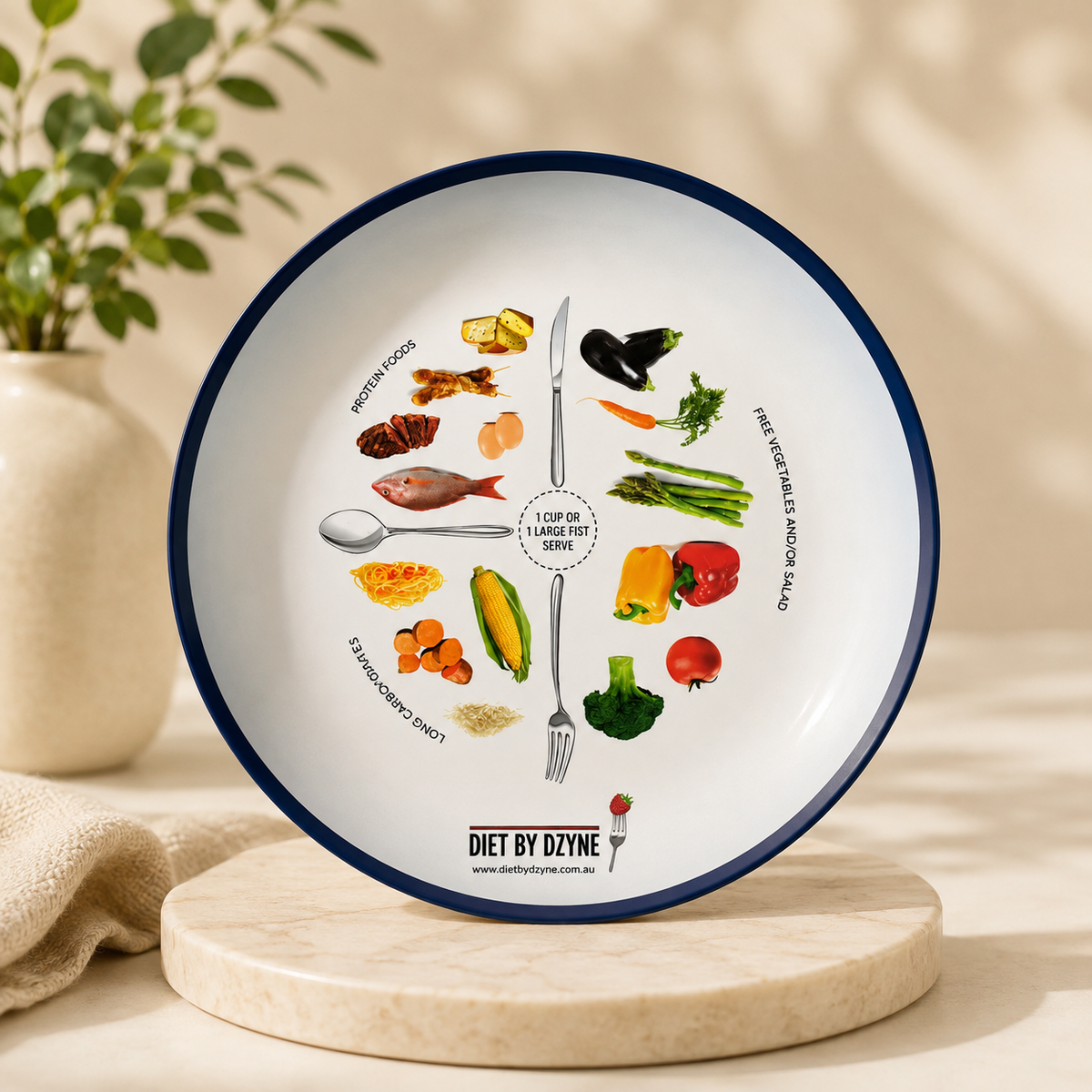 Portion Control Plate - Standard Size
