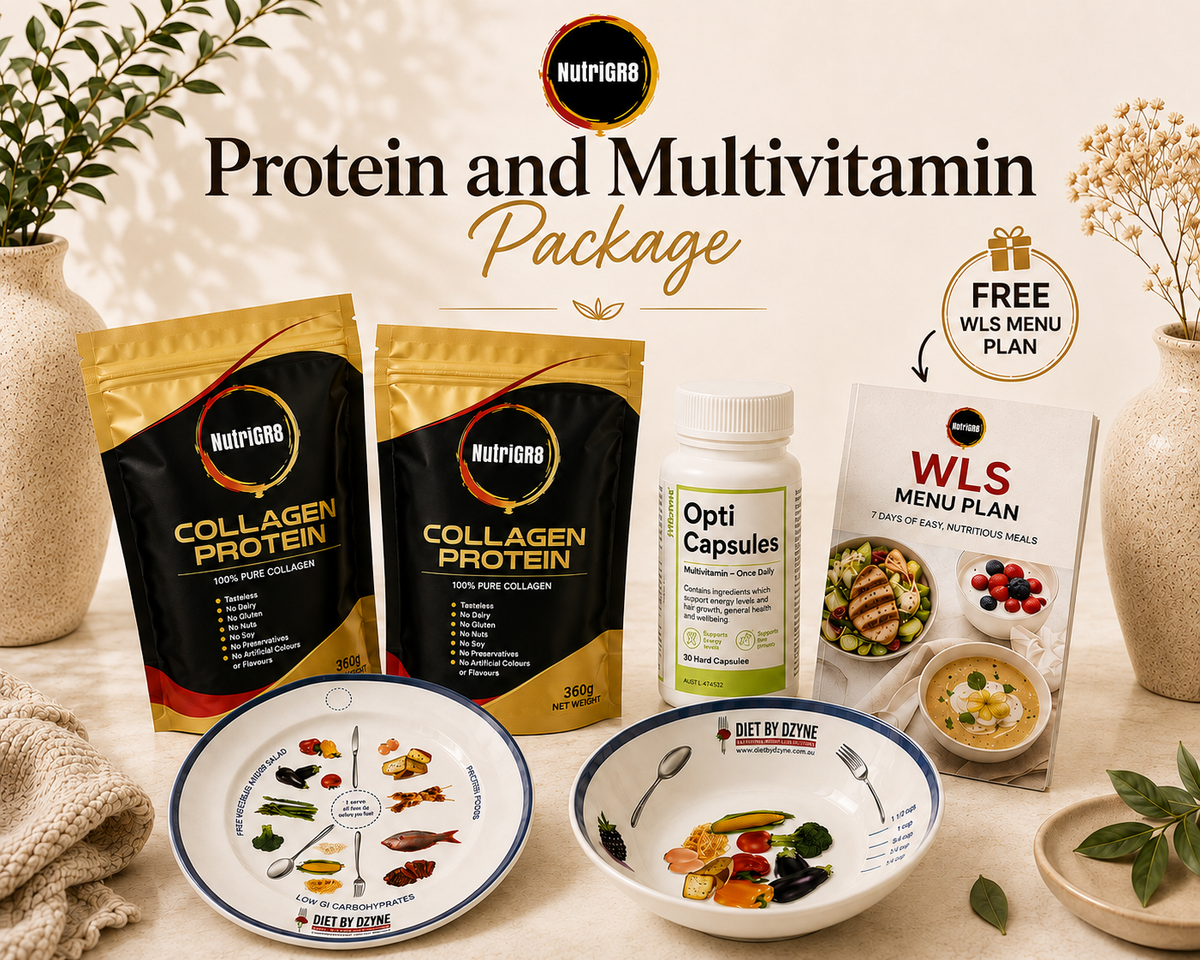 NutriGR8 Protein & Multivitamin Package