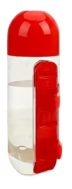 Water Bottle with Supplement Compartments