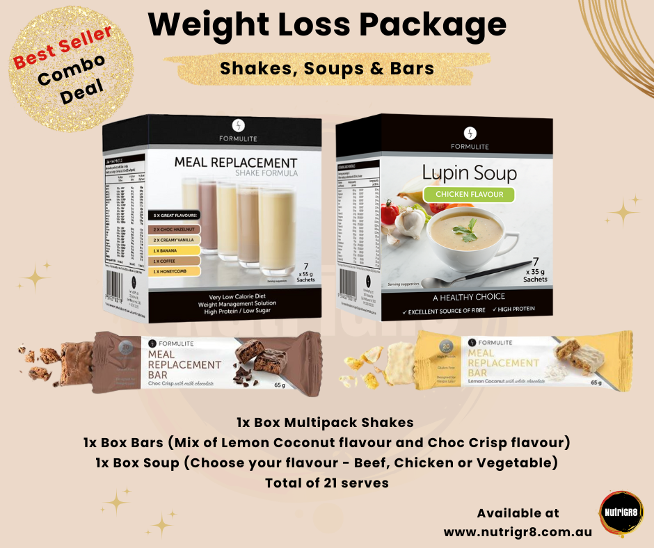 Weight Loss Package - Shakes, Bars & Soups