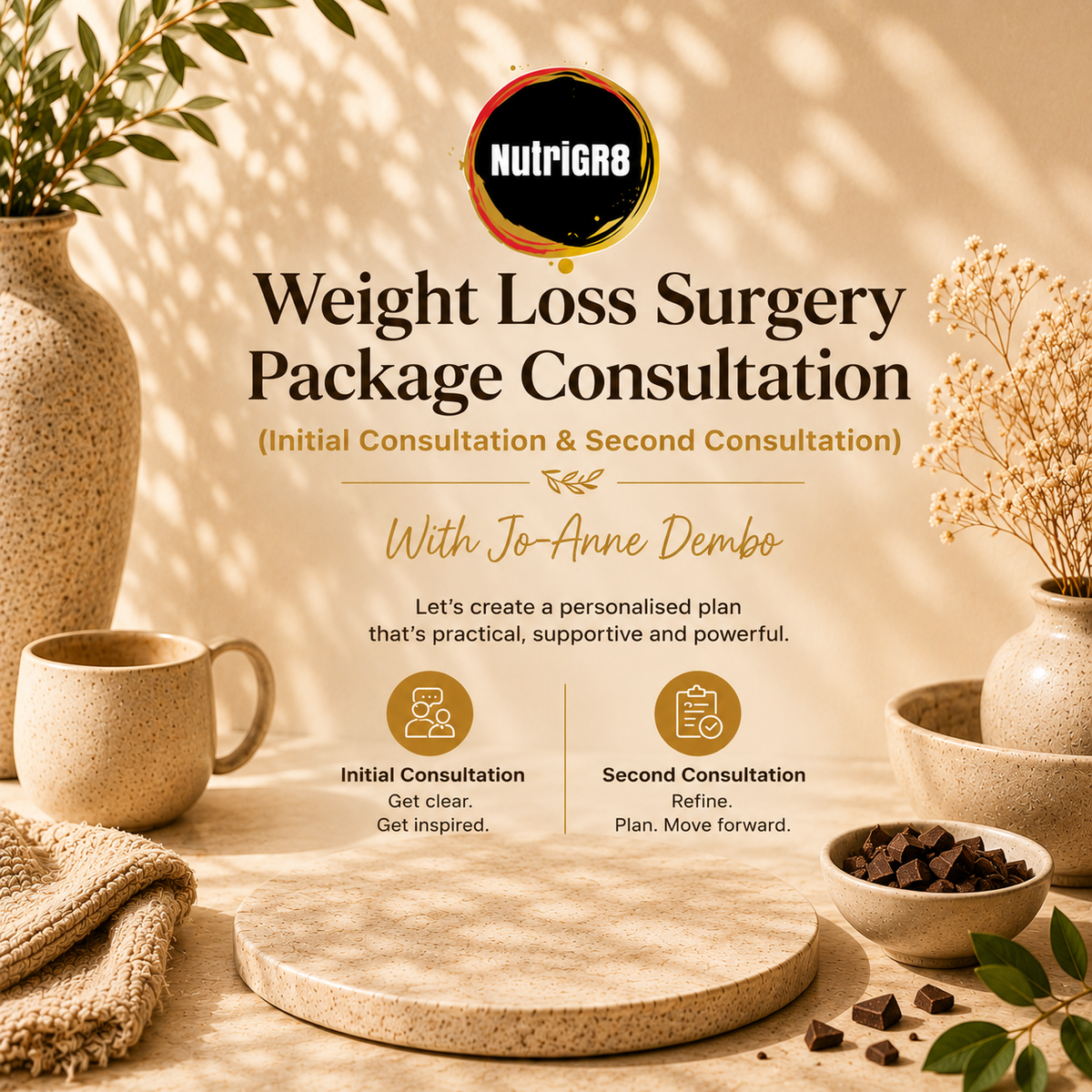 Dietitian WLS Consultation Package: Initial Consultation + Second Consultation