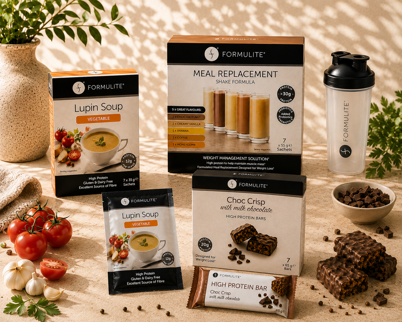 Weight Loss Meal Replacement Bundle - Shakes, Bars and Soups